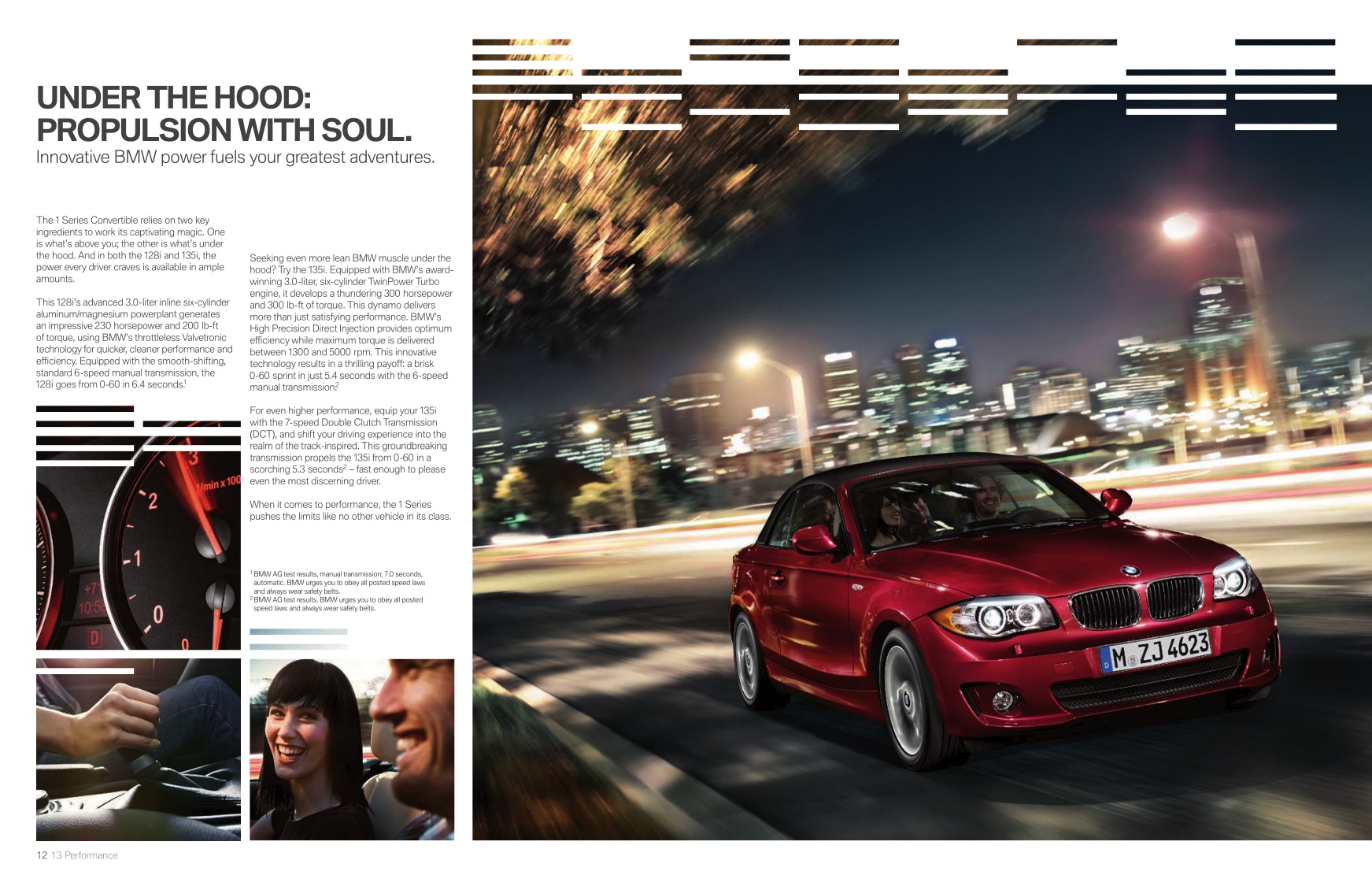 2012 BMW 1-Series Convertible Brochure Page 19